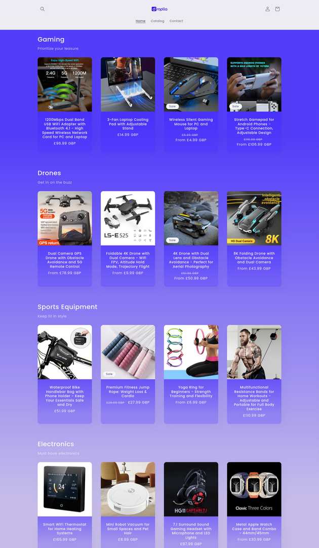 Demo shop - Droplla